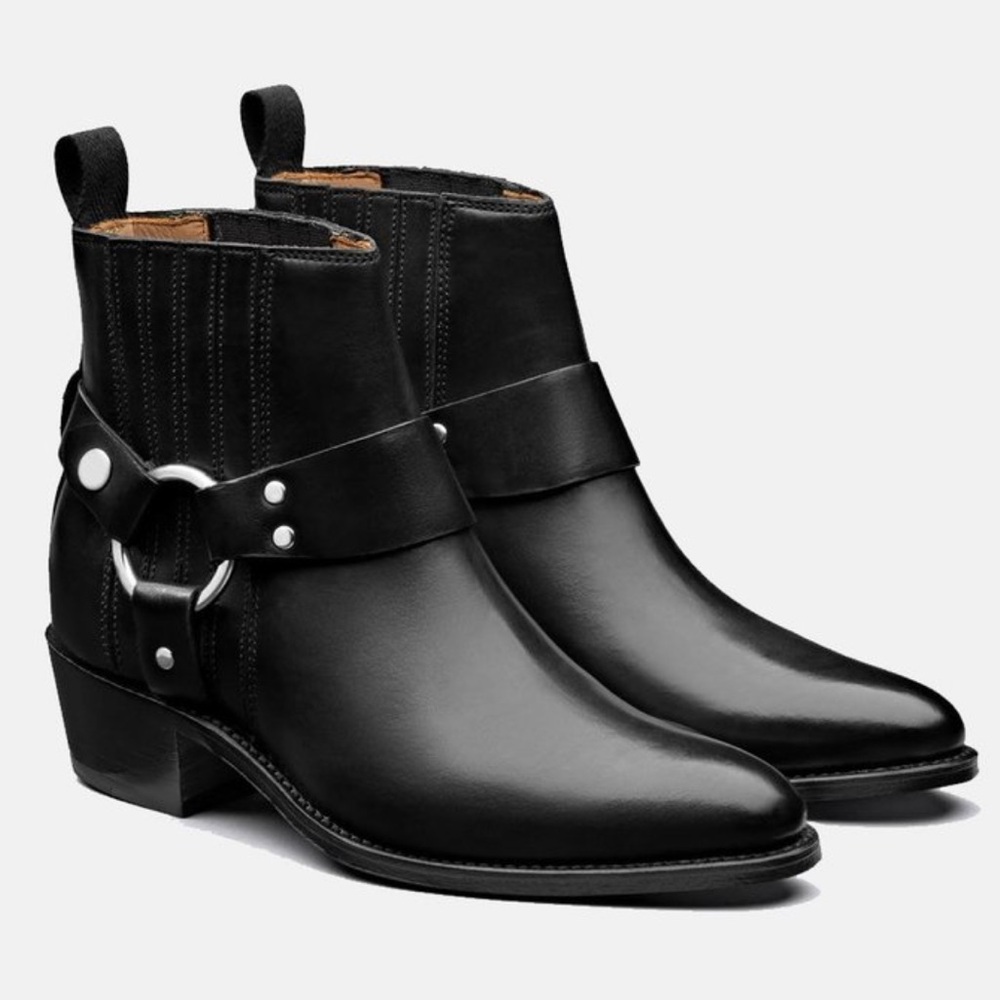 Grenson Marley Leather Ankle Boots - US 8.5/UK 6